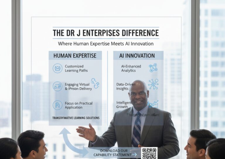 Dr J Enterprises LLC, Leadership Coaching & Consulting, leadership coaching, executive consulting, veteran owned business, organizational development, strategic consulting