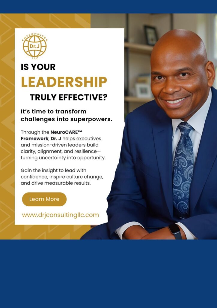 Dr J Enterprises LLC, Leadership Coaching & Consulting, leadership coaching, executive consulting, veteran owned business, organizational development, strategic consulting